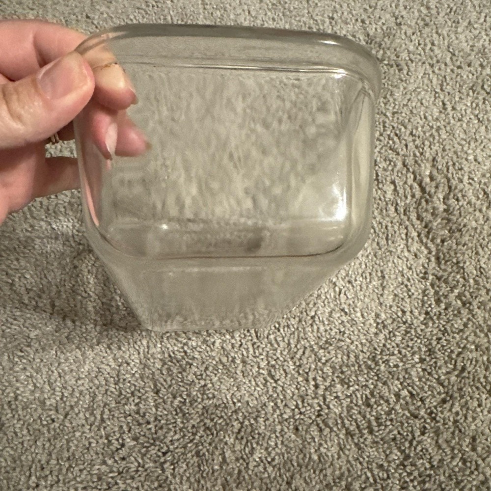 Vintage PYREX (all Caps) #213 Clear Glass Loaf Pan 1.5Qt 8.5x5x3" Bright & Clear - Picture 3 of 9